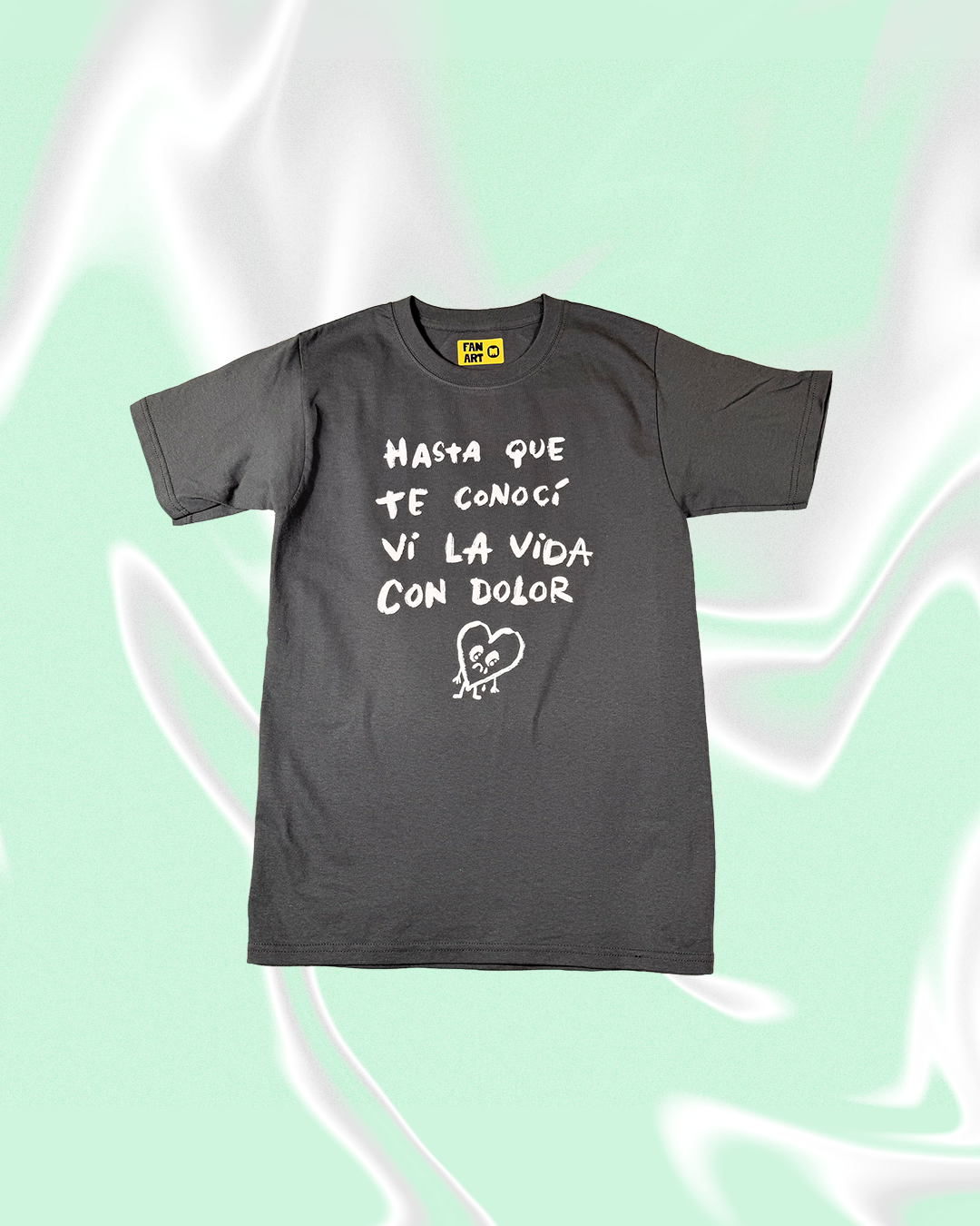 Hasta que..., t-shirt carbón