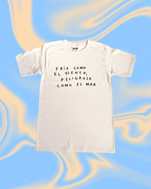 Fría como el viento, t-shirt arena