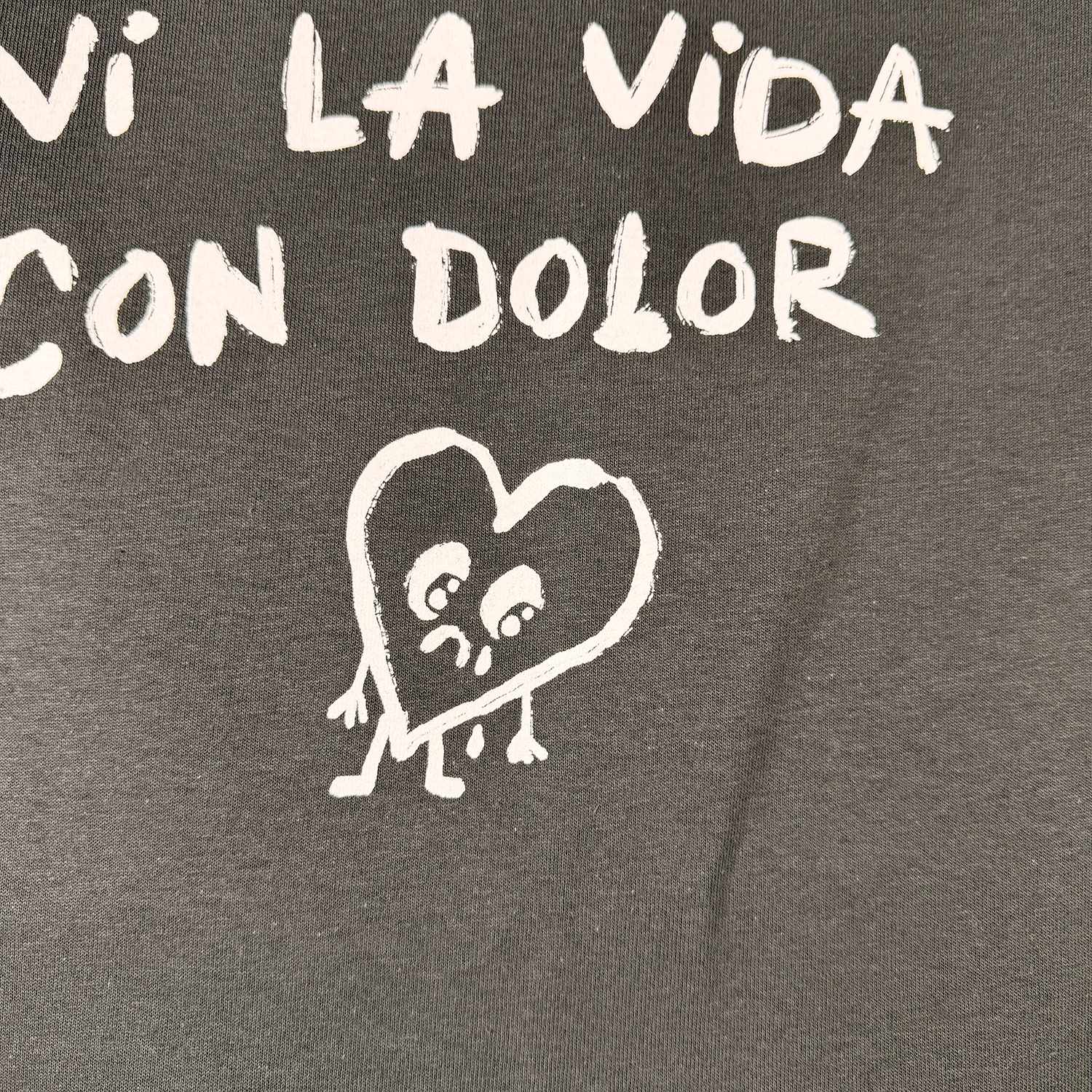 Hasta que..., t-shirt carbón