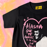 No te miento fui feliz, T-shirt Negra