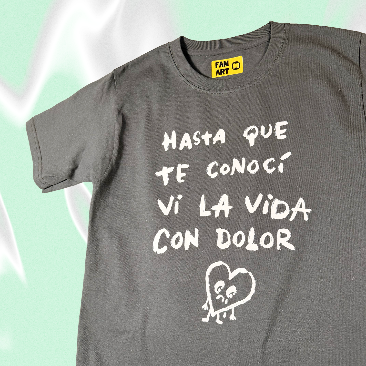 Hasta que..., t-shirt carbón