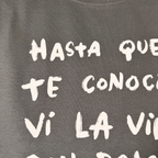 Hasta que..., t-shirt carbón