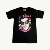KISS ALL THE TIME, T-SHIRT NEGRA