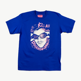KISS ALL THE TIME, T-SHIRT AZUL