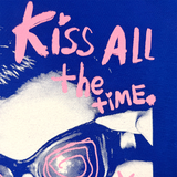KISS ALL THE TIME, T-SHIRT AZUL