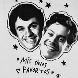 MIS DIVOS FAVORITOS, BABY TEE BLANCA