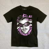 Kiss all the time, T-shirt Negra