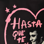 No te miento fui feliz, t-shirt negra